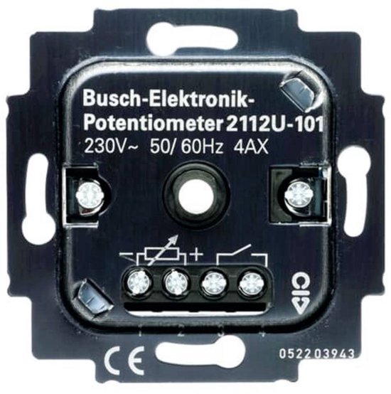 Inbouwdimmer + centraalplaat led trafo 0-10 Volt