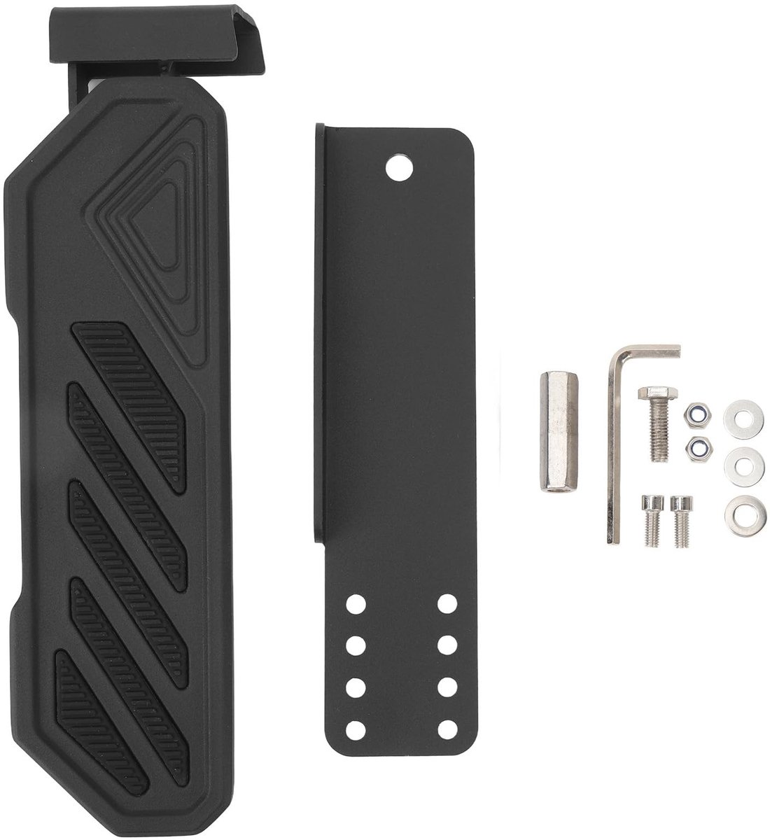 Dailygoods- Voetsteun Verstelbaar - Voetsteunpaneel - Antislip Pedaal - Aluminiumlegering - Geschikt voor JL/4XE/JT 2018-2023 - Inclusief installatieaccessoires