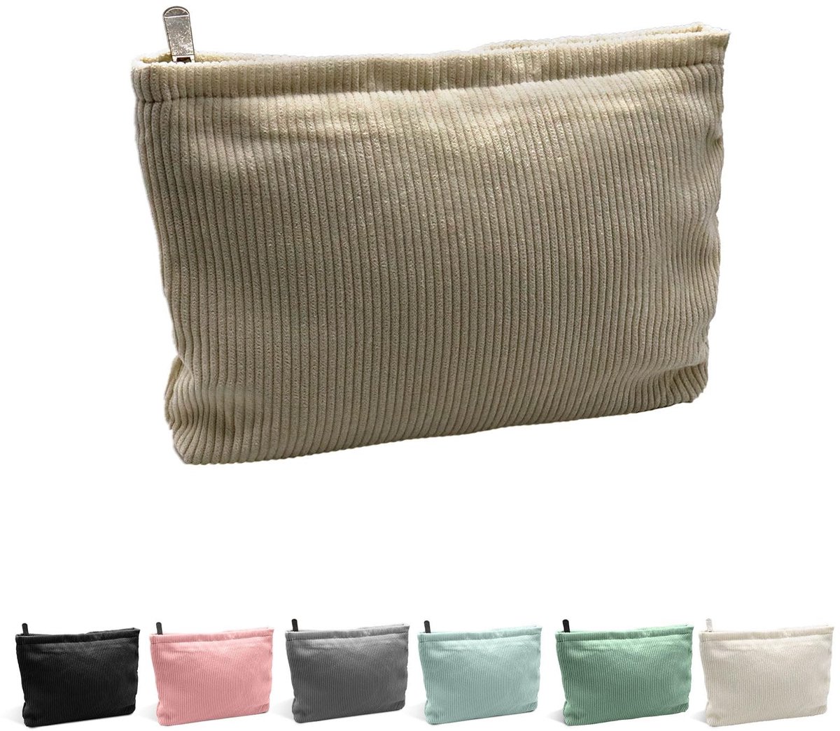 Dailygoods- Make-uptas Dubbellaags Ontwerp - Organizer - Opbergtas - Toilettas - Cosmetische Tas - Vuilbestendig - 25 x 18 x 4 cm