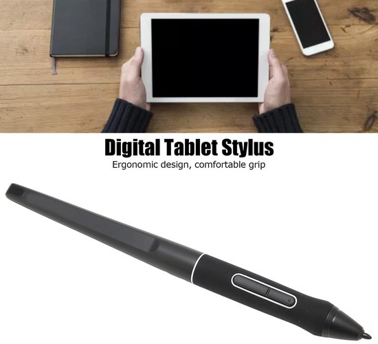 Dailygoods- Stylus Pen 8192 Drukgevoelig - Digitale Pen - Lichtgewicht - Ergonomisch Ontwerp - Twee Aangepaste Knoppen - Compatibel met HUION Kamvas Pro 12/13/16/20 — afbeelding 4