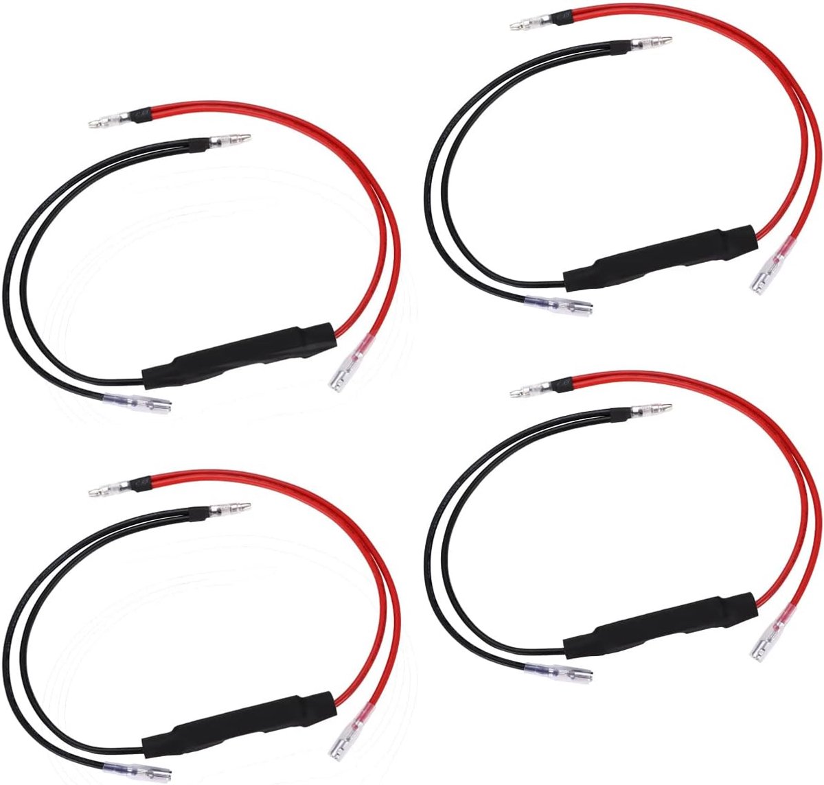 Motorfiets LED load resistors 10W 10Ω - 4 stuks - Flitscontroller - Eenvoudige installatie - ShopVlot