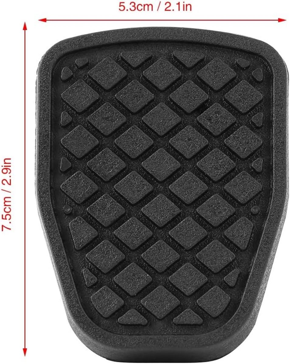 Rempedaalrubber set - hoogwaardig thermoplastisch rubber - comfortabel rijden - geschikt voor Subaru - ShopVlot