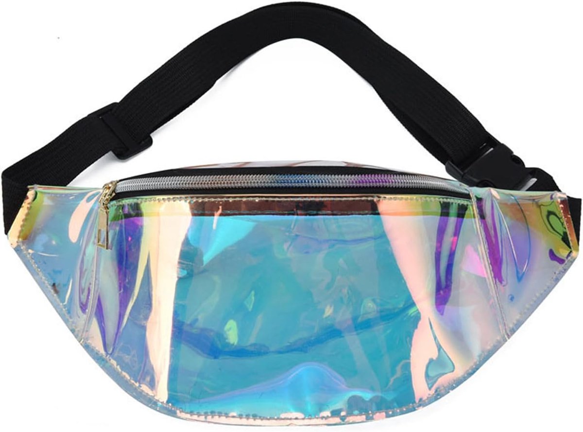 Heuptas Transparant - Kleurige Heuptas - Waterdicht - Ideaal voor Festivals - ShopVlot