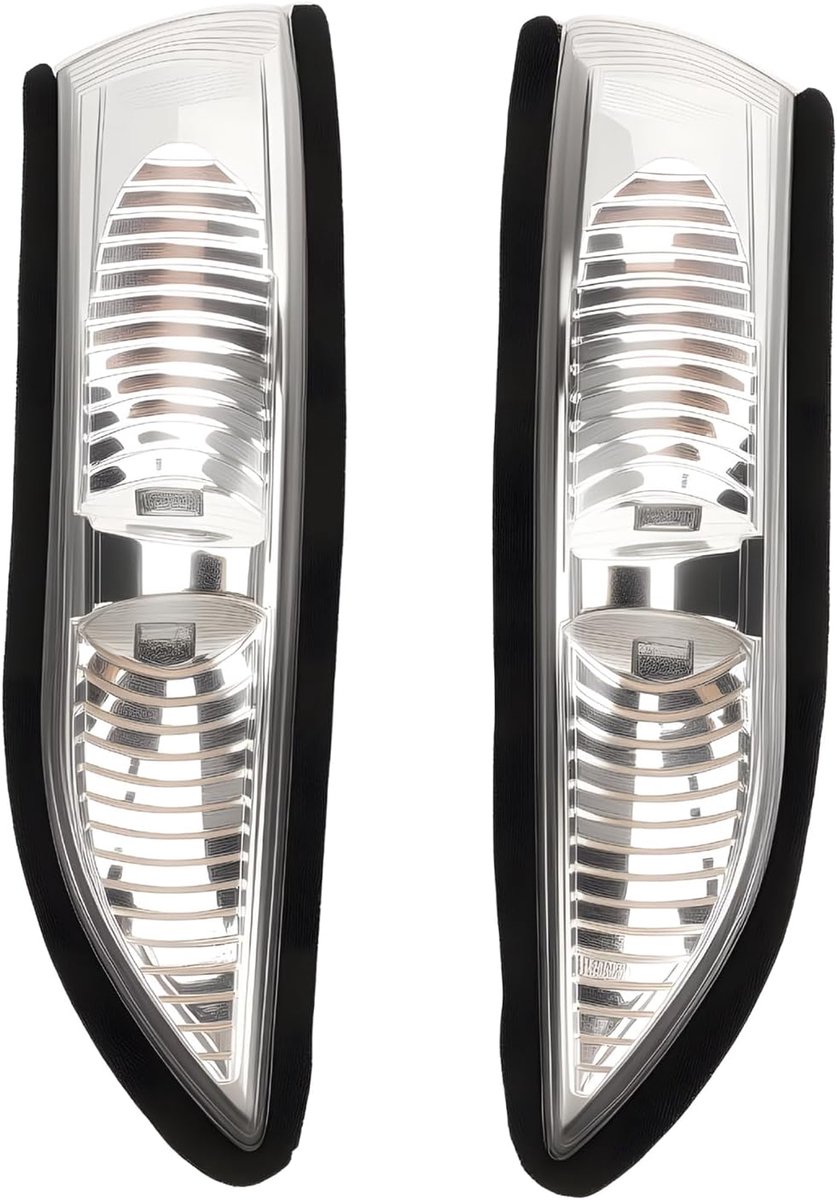 2X Mirror Indicator White Flashing Light Durable High Light Intensity Eye-Catching Lighting W169 A-Class W245 B-Class - ShopVlot