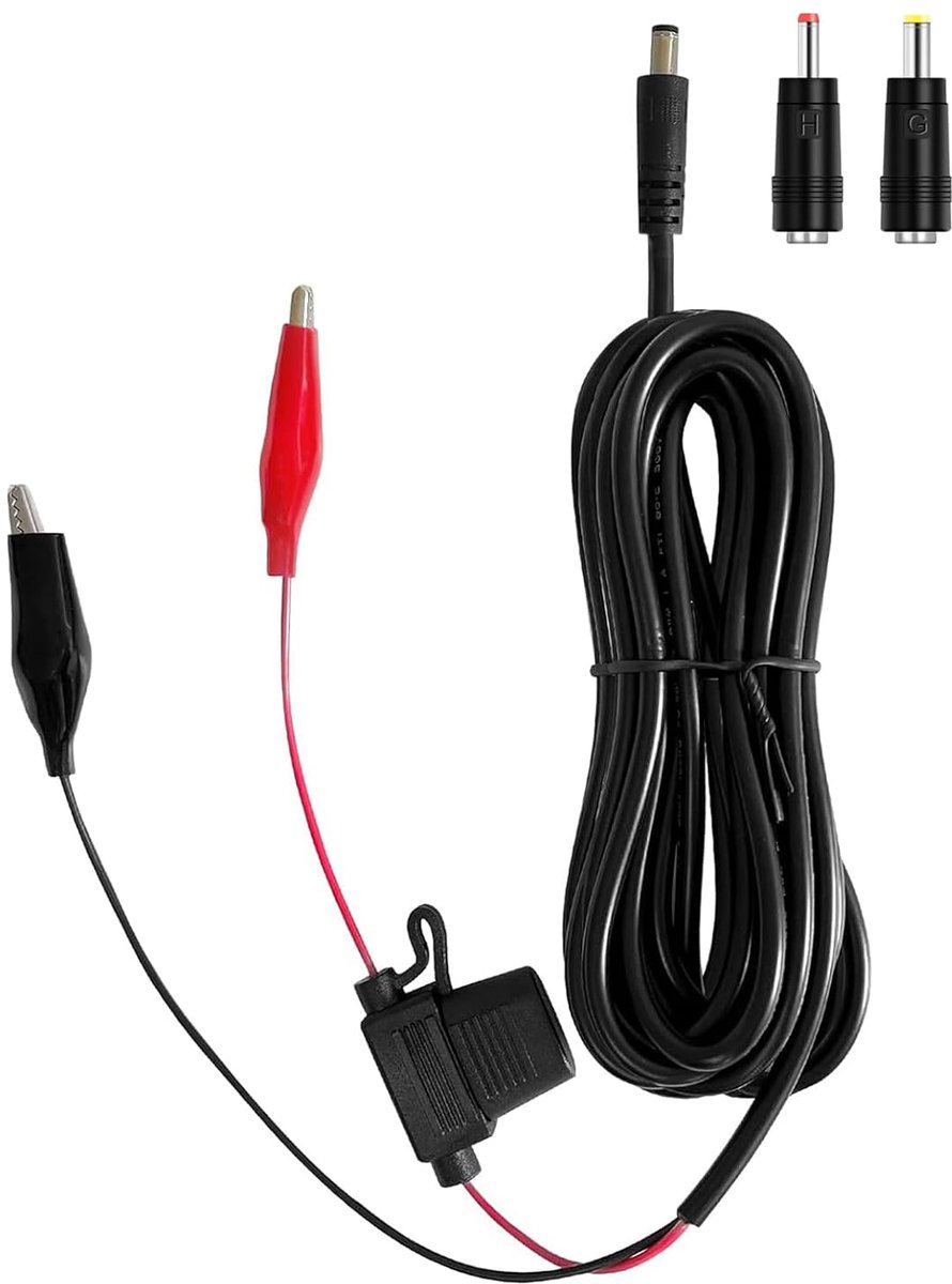 Tonton 3M/10FT Universal External Power Cable, 5.5x2.1mm Plug Compatible with Power Bank, Solar Panel, Power Plant - ShopVlot