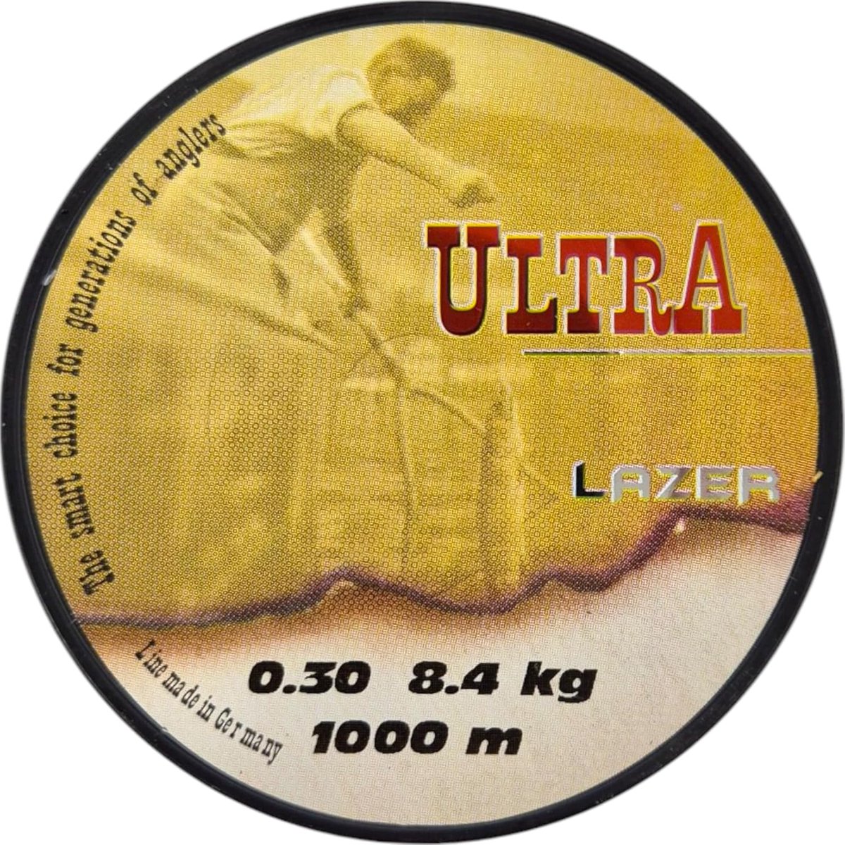 Ultra monofil fishing line 1000m diameter 0.3mm test 8.4kg white cord - carp pikeperch rod - spinner fishing - ShopVlot