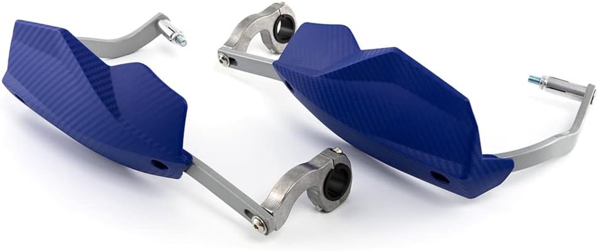 Motorcycle Handguards 22 mm 28 mm Grip Protection Motorcycle Scooter Motocross Windproof (Blue) - ShopVlot