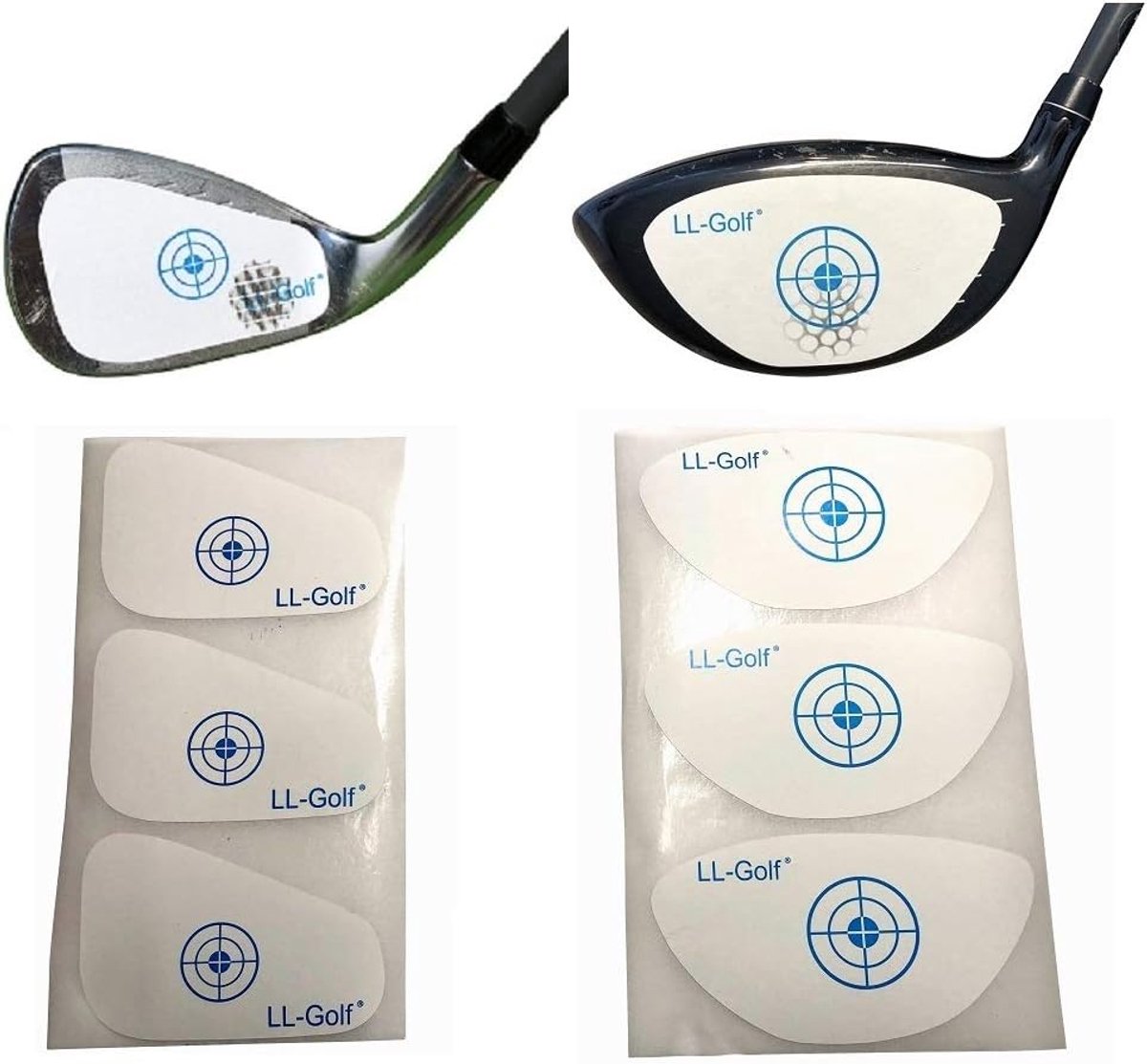 150 Piece Set Golf Impact Tapes/Label of Choice for Driver/Wood or Iron/Wedge/Golf Club Strike Surface Impact - ShopVlot