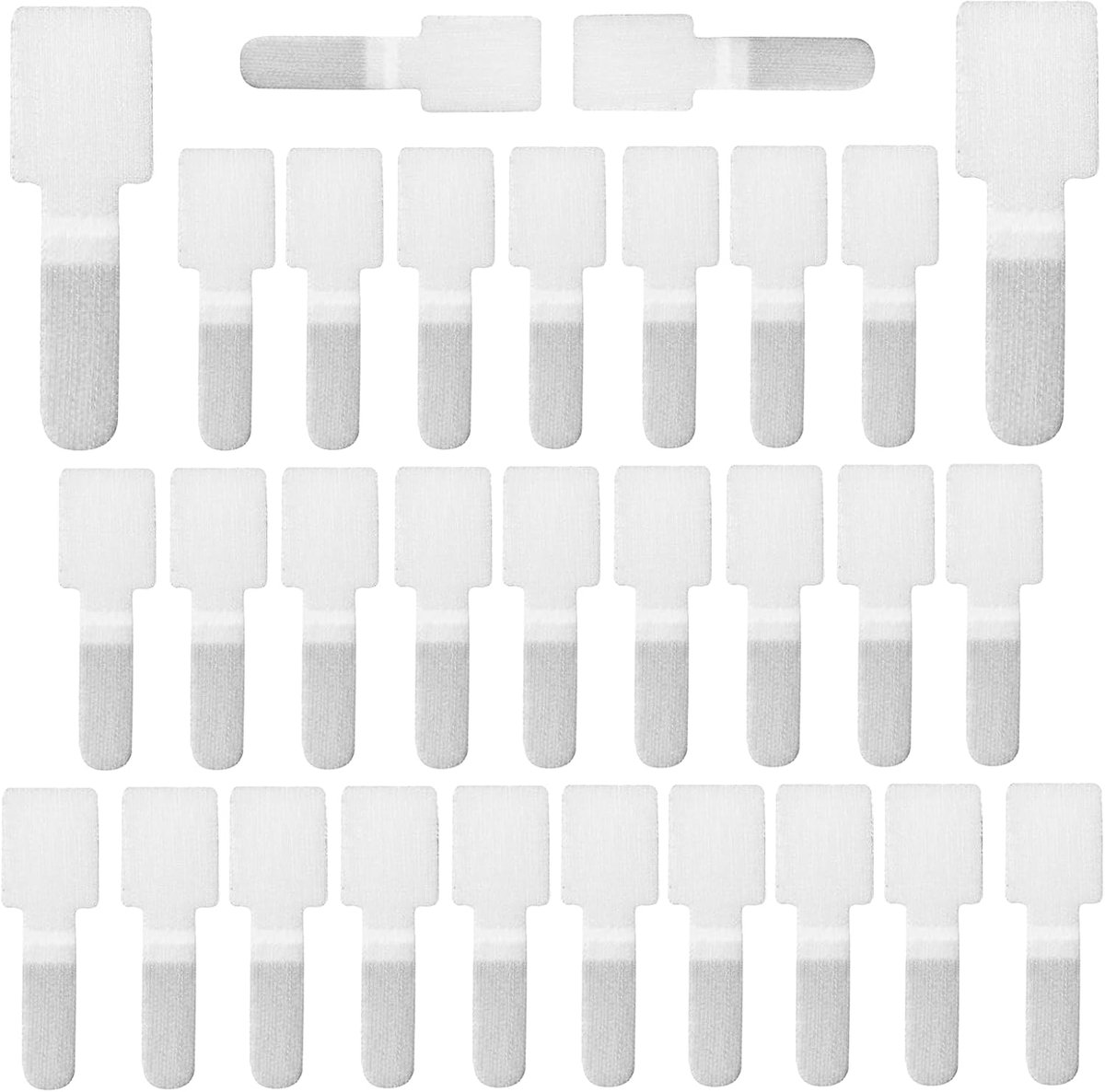 Kabelbeheer Clips 30pcs - Zelfklevend - Flexibele Houder - Ideaal voor Onder Desktop - ShopVlot
