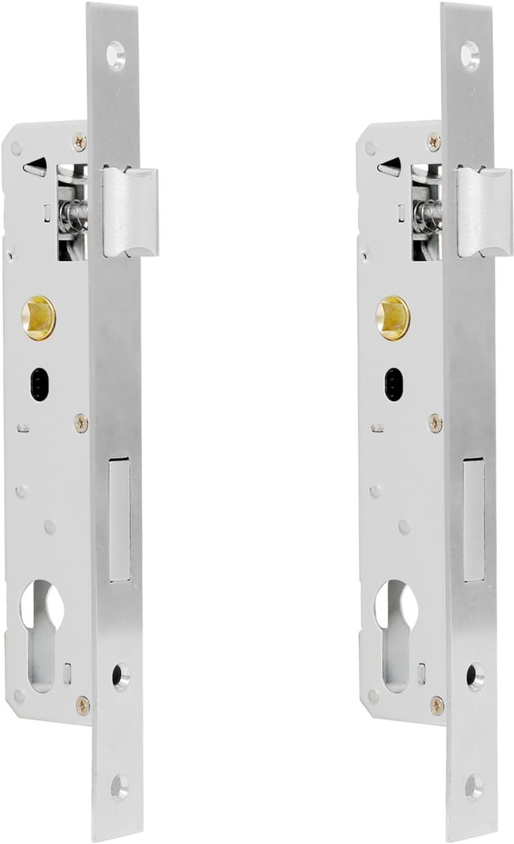 Mortise lock 35mm - RVS tube slot - 2 stuks - Perfect voor tuinpoort - ShopVlot