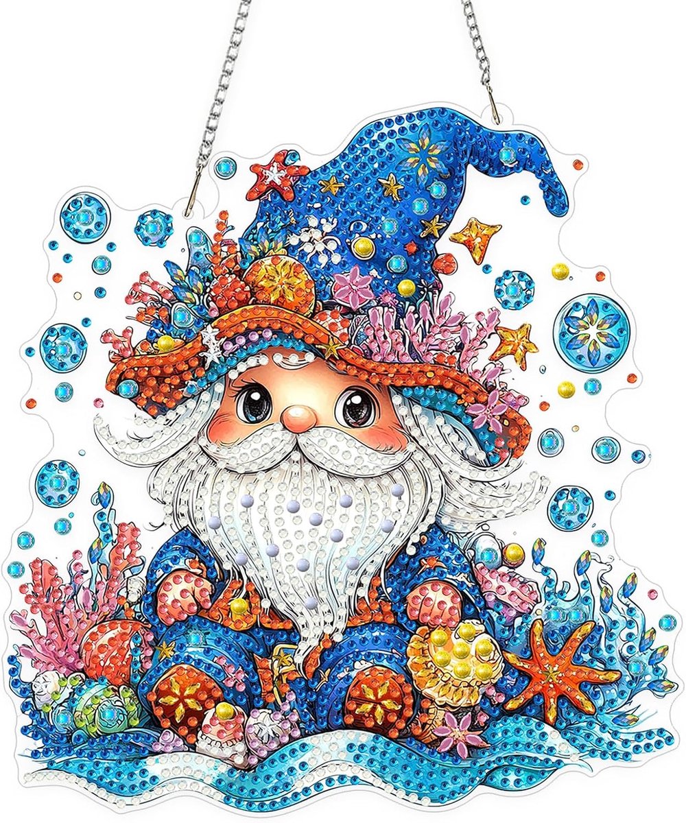 Diamant schilderen 5D - Oceaan dwerg - DIY kunstset - Makkelijk voor beginners - ShopVlot