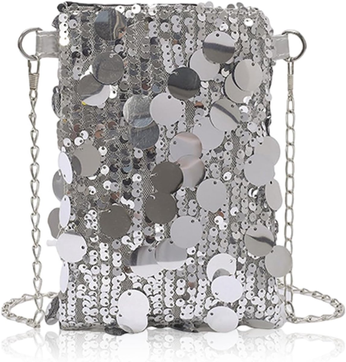 Clutch voor dames - glanzende pailletten - moderne uitstraling - perfecte avondtas - ShopVlot