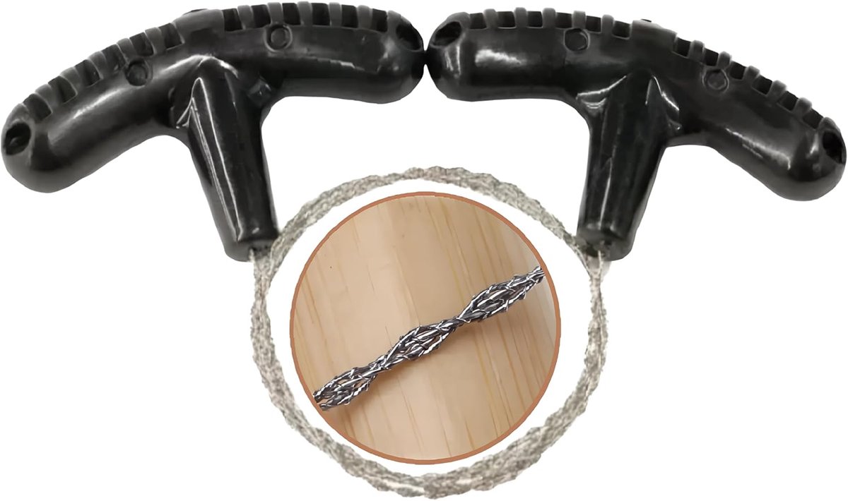 Stalen draadzaag 65 cm - verbeterde zaag voor hout en plastic - compact en lichtgewicht - ShopVlot