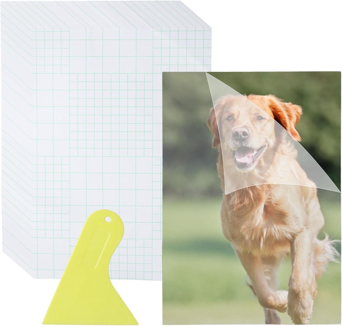 50 Sheets Self Adhesive Laminating Films, A4 Business Card Laminate Sheets, Waterproof and Transparent Laminating - ShopVlot