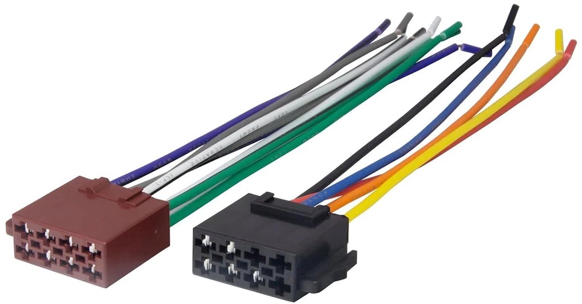 16 brooches adapter for Connector of Faisceau ISO Voiture Adaptor of Harnais female bus ISO replacement for Kenwood NC - ShopVlot