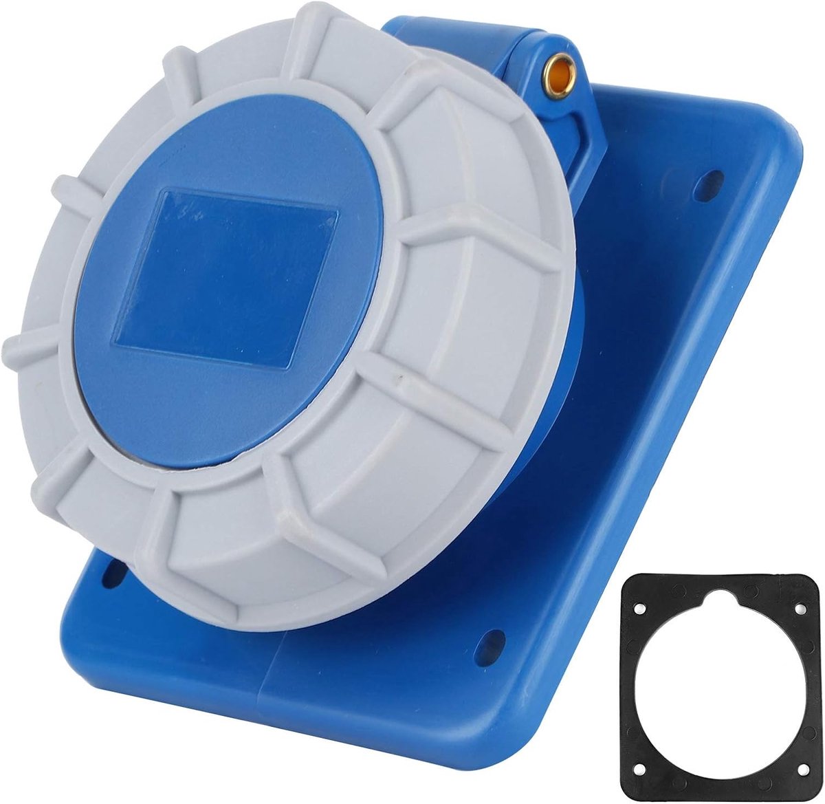 aqxreight - IP67 Waterproof 16A 220-250V Boat Shore Power Socket With Gasket, Socket Fits for Hunting RV Camper Caravan - ShopVlot