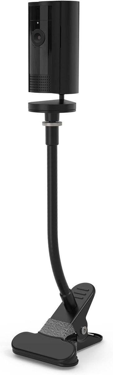 Flexible Holder for Ring Indoor Camera 2nd Gen, 15cm Metal Clamp Holder for Ring Indoor Camera 2nd Generation, Camera - ShopVlot