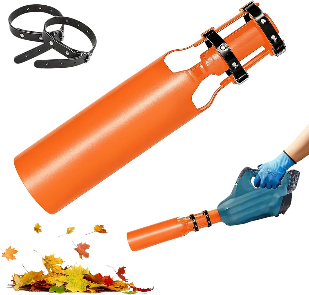 Leaf Blower Air Booster Wireless Air Blow Attachment for 2 to 4 Inch Blow Tubes, Plastic Turbo Extension Increases - ShopVlot