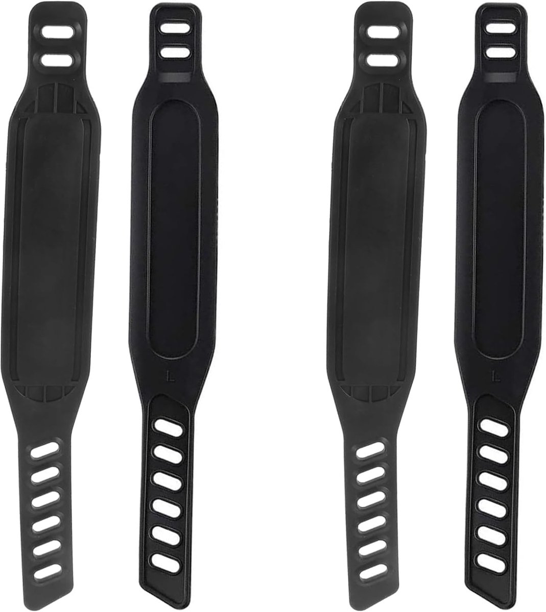 Pack of 4 Universal Pedal Belts, Exercise Bike, Pedal Straps for Most Exercise Bikes, Pedal Straps for Stationary Bikes - ShopVlot