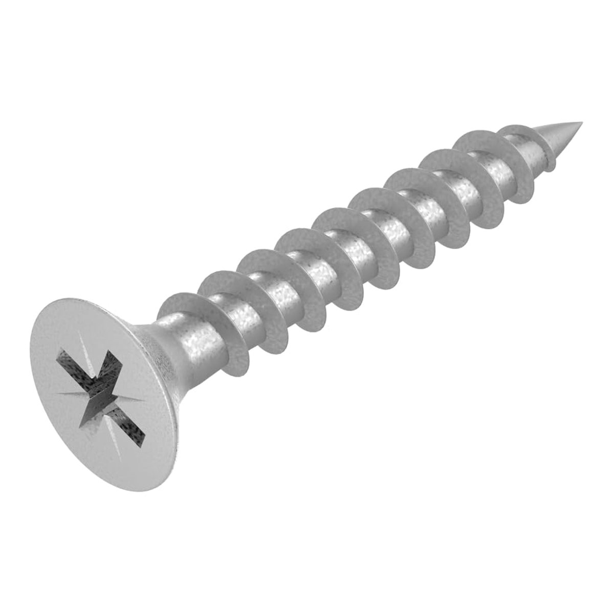 SECCARO Chipboard Screw 4 x 25 mm, Stainless Steel V2A VA A2, Wood Screw with Full Thread, Phillips Head/PZ, 250 Pieces - ShopVlot