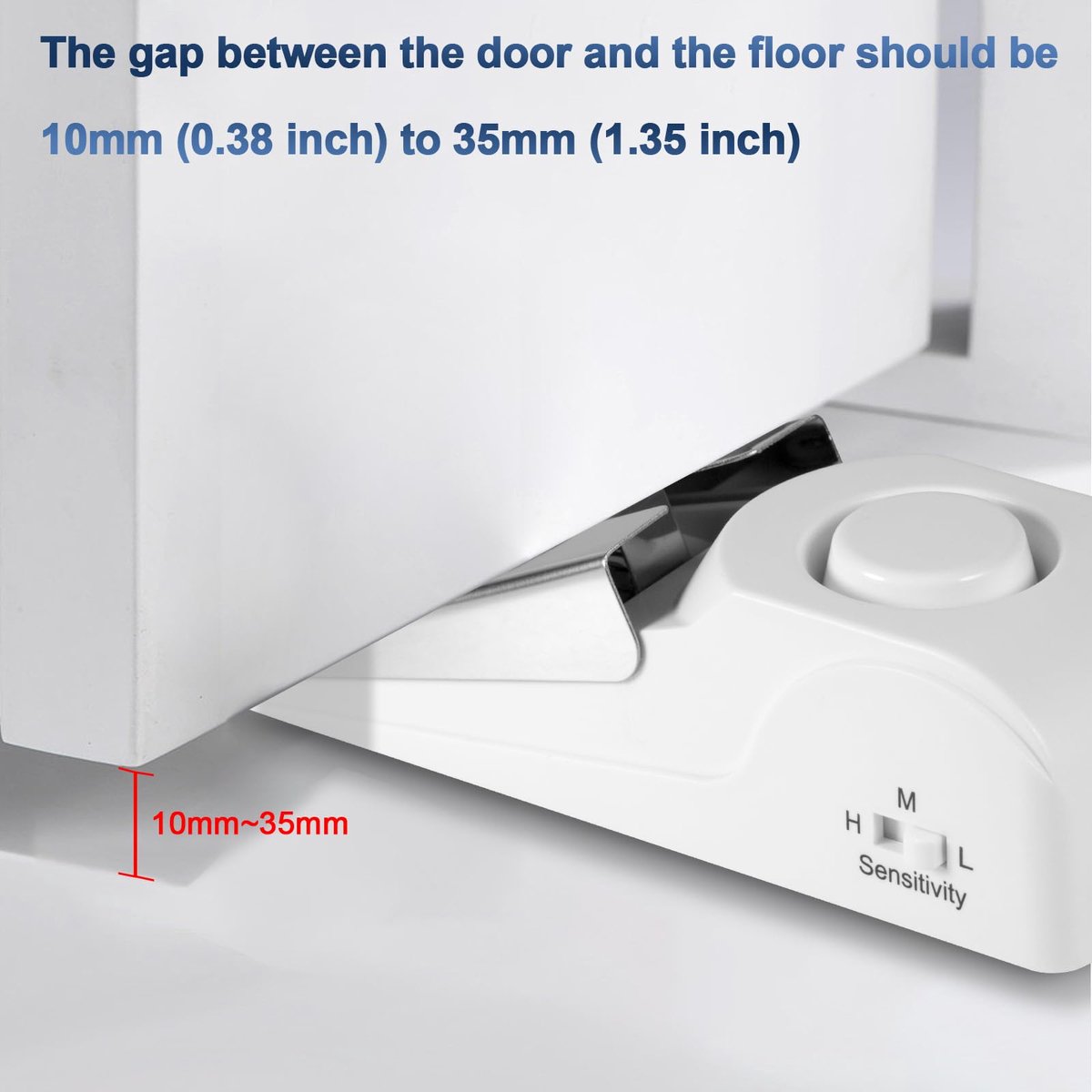 Deurstopper alarm - deurstopper wig met antislip - 120 dB sirene - effectieve inbraakbeveiliging - ShopVlot