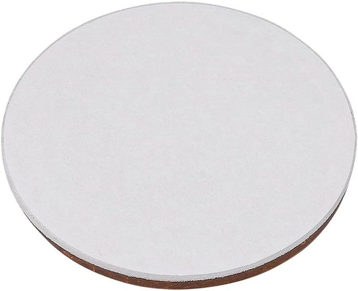 Set of 4 Adhesive Reflectors for Trailer, Caravan, Tractor, Round, Rectangular, White, Round - ShopVlot