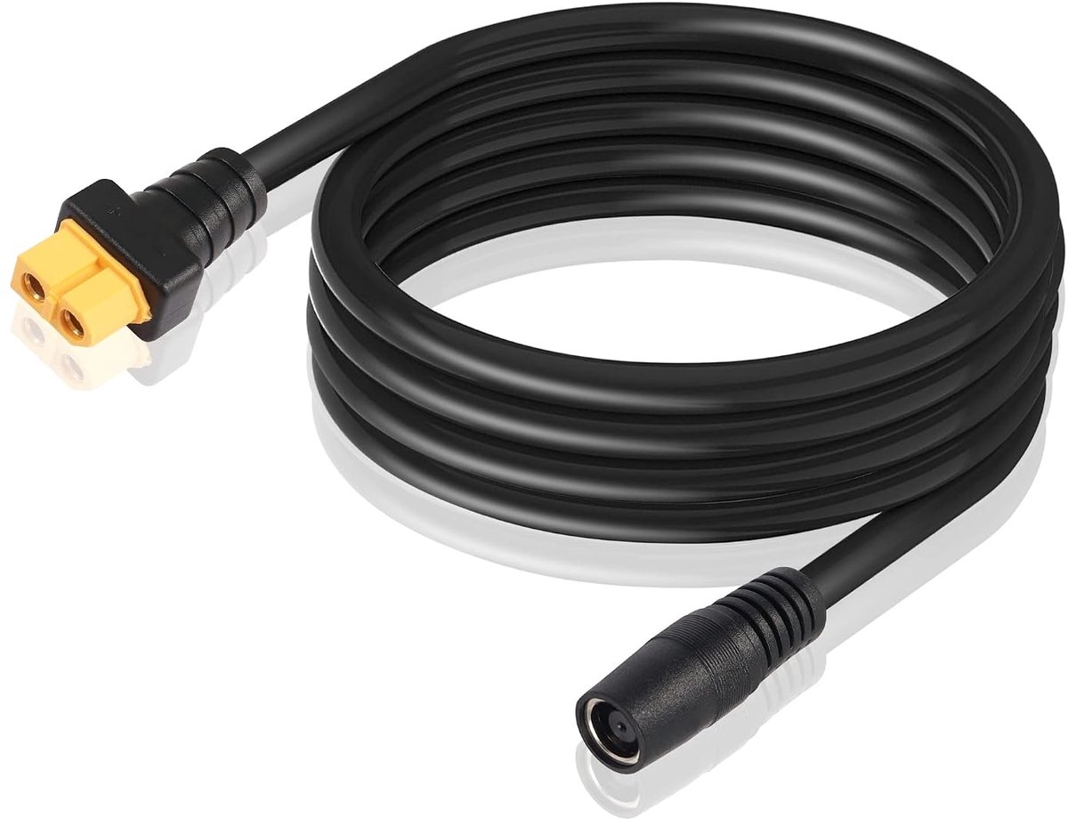 DC 8mm to XT60 Power Cable 14AWG DC 8mm Female to XT60 Female Adapter Cable for Solar Panel Portable Power Station - ShopVlot
