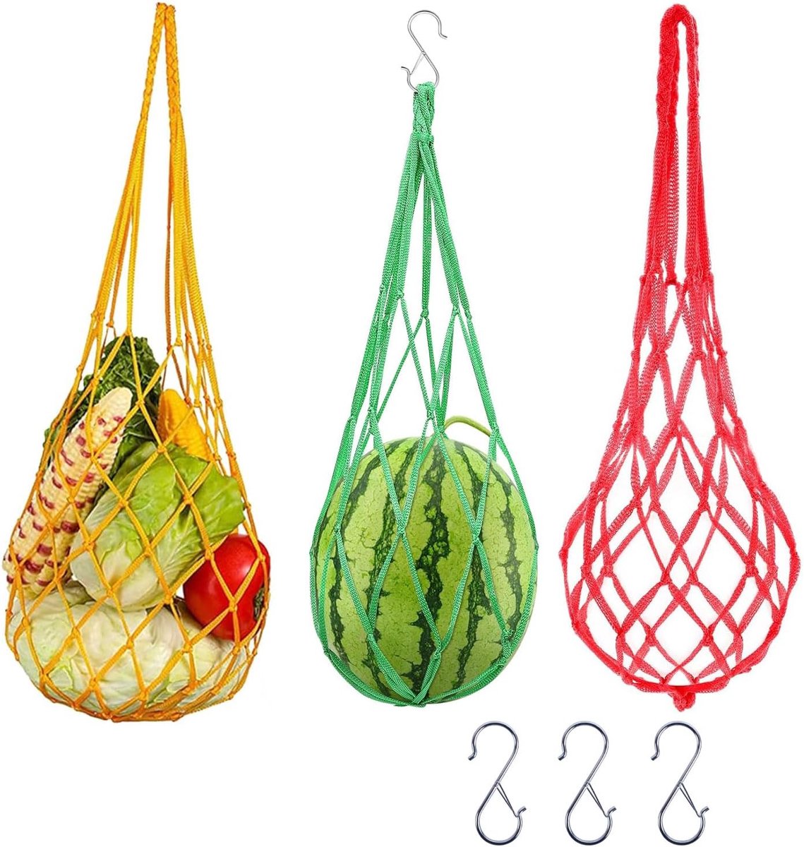 Sac de Maille d'Alimentation Suspende for chicken, Canards Oies Manger à Vegetable et Fruit Anti-waste Sac à - ShopVlot