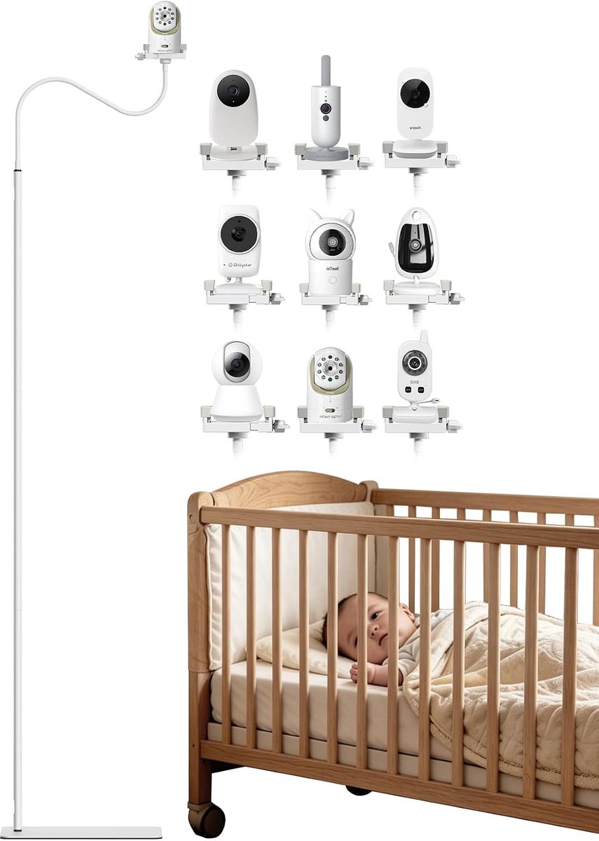 ieGeek Universal Baby Camera Holder for ieGeek Baby 1T/4/7S, HelloBaby/Blemil/Jeeber/Nooie Vtech/GHB/Momcozy - ShopVlot