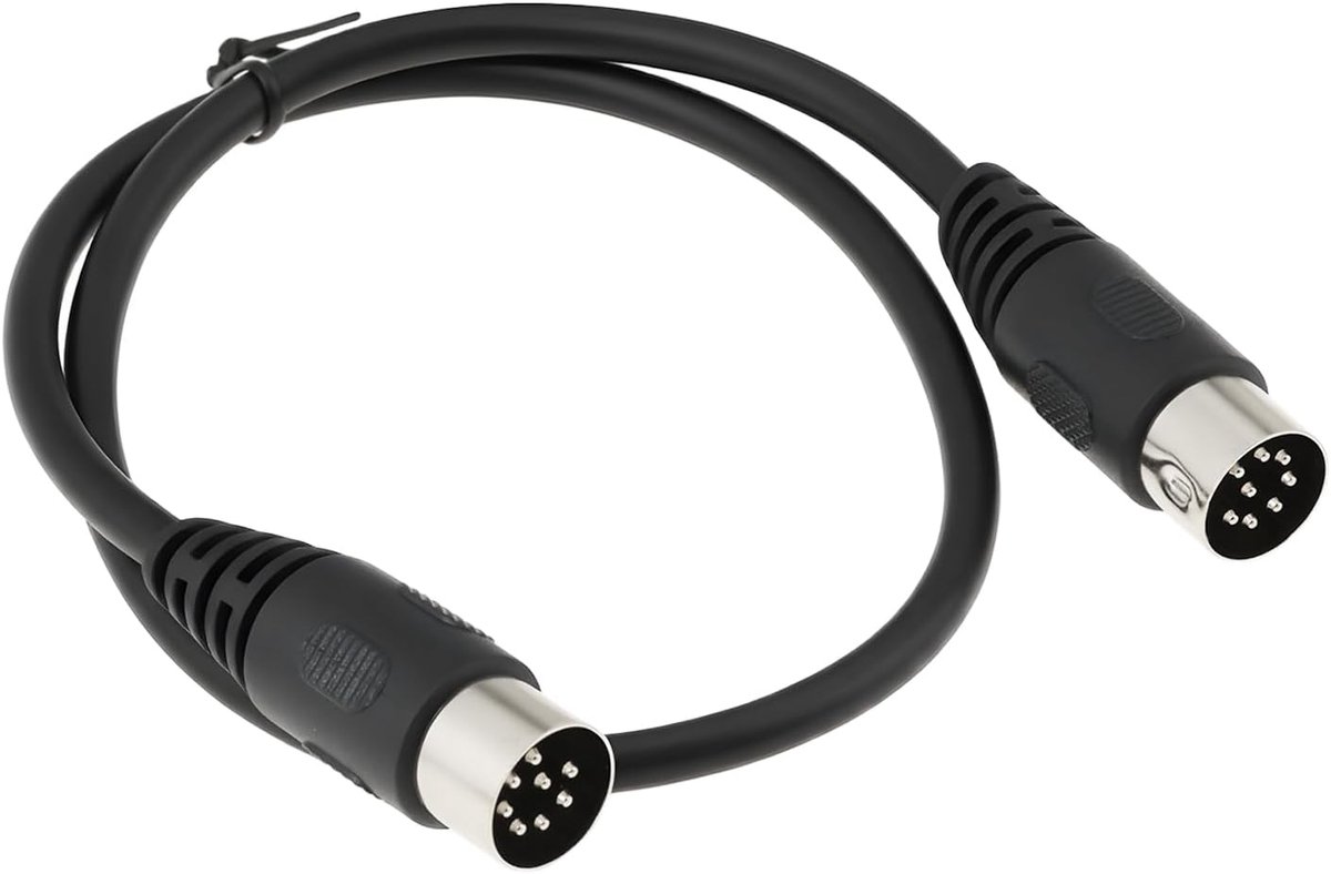 8 Pin Din Speaker Extension Male to Male Converter Lead Compatible with Bang and Olufsen Active Speakers (0.5m) - ShopVlot