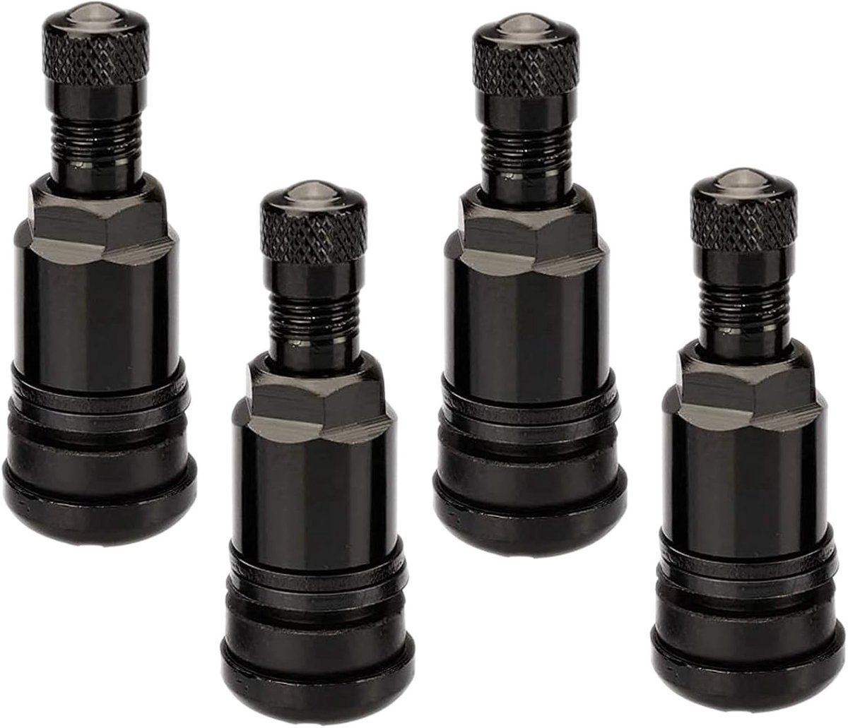 Solidchoice - Set van 4 Aluminium Bandventielen voor Auto en Motor