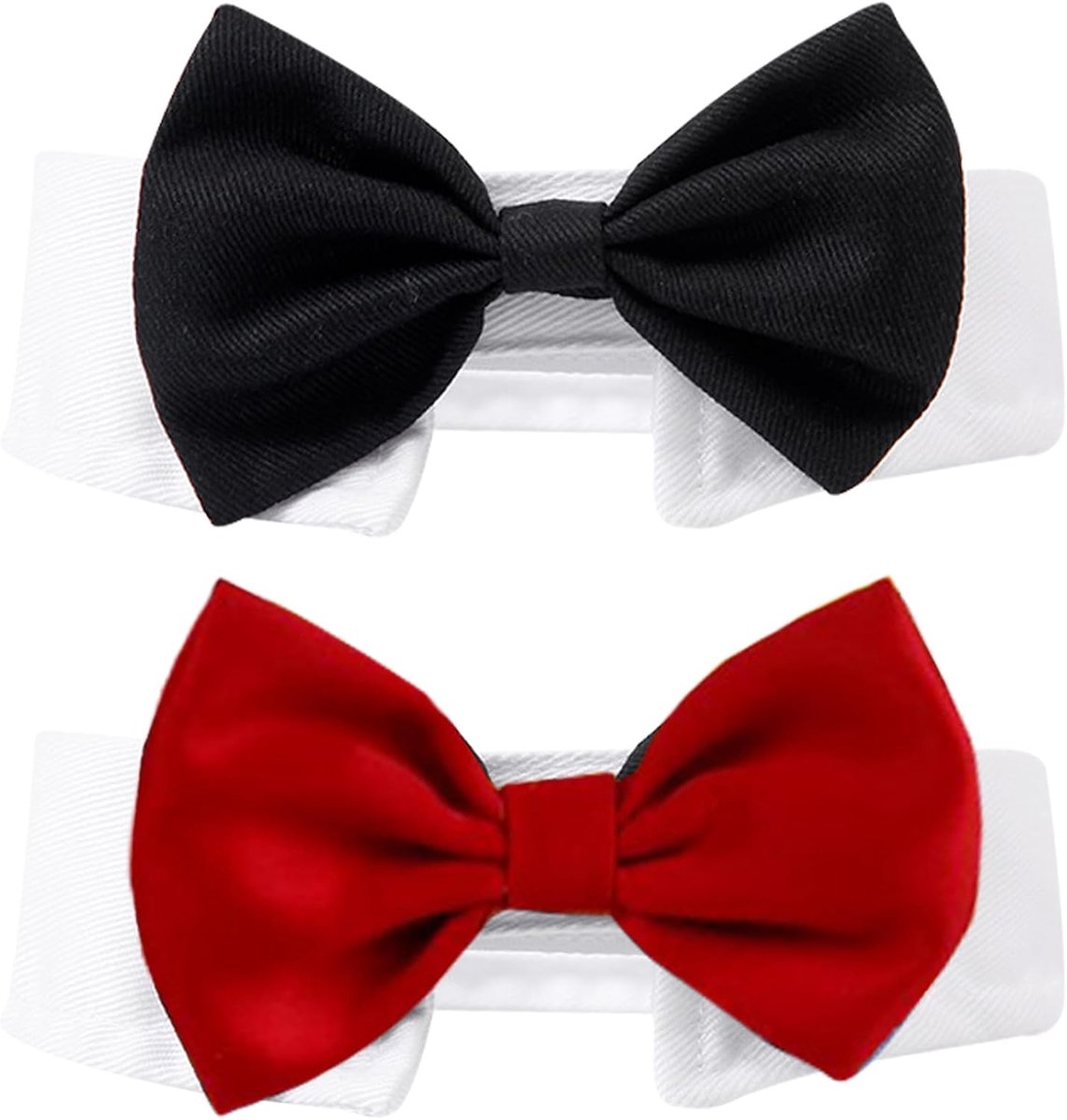Tuxedo halsband voor honden en katten - verstelbare strik - zacht katoen en polyester - ShopVlot