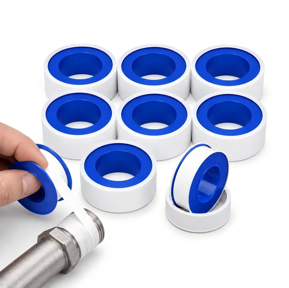 Solidchoice - Set van 8 PTFE Sealtape Rollen voor Waterdichte Verbindingen