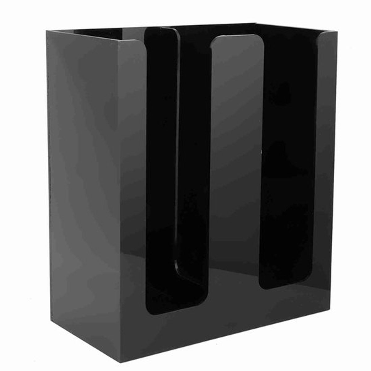 Wegwerpbekerdispenser, wegwerpbare papieren bekerhouder, koffiemelk theekop, organizer voor koffiestation, bar, aanrecht en pauzeruimte (2 compartimenten)