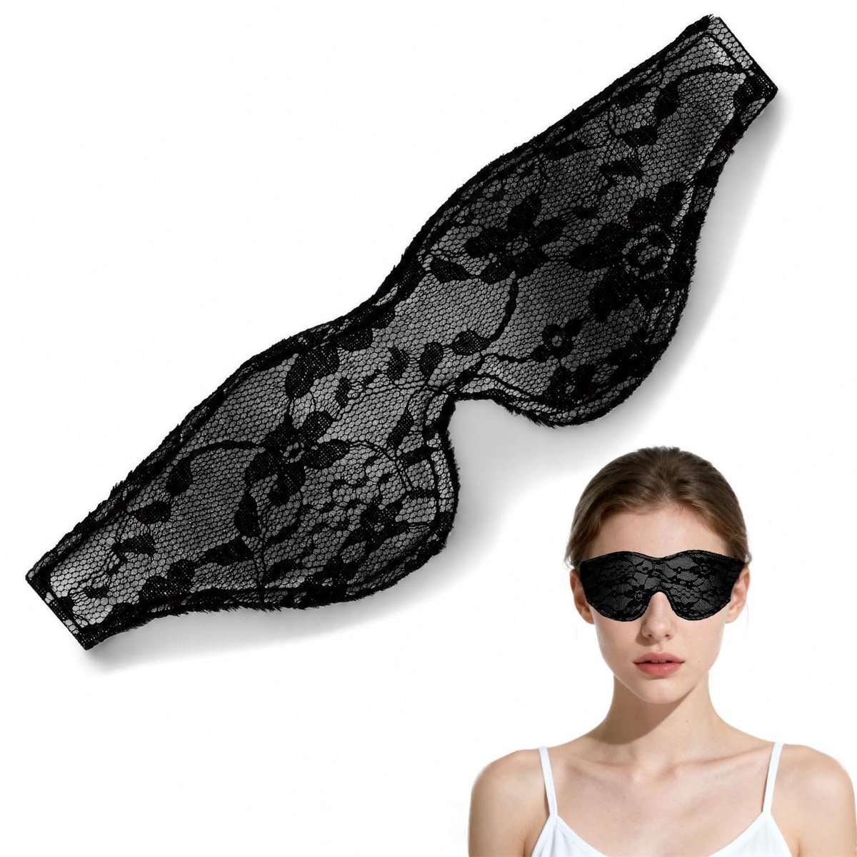 Solidchoice - Zachte Satijnen Oogmasker voor Comfortabele Slaap