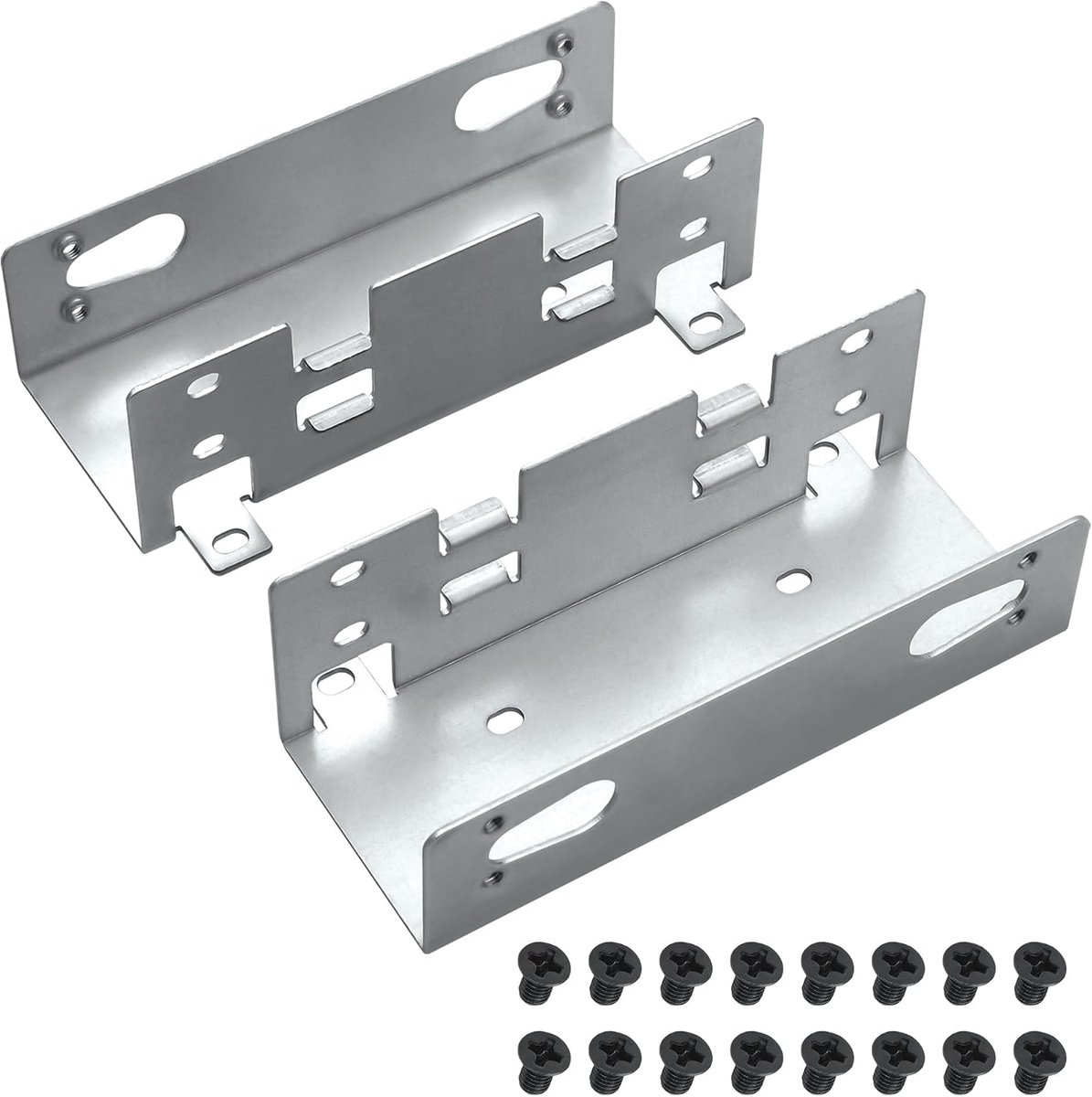 HDD/SSD harde schijfadapter - 2,5 inch naar 5,25 inch - metalen montagehouder - uitbreidingsgeheugen voor desktop - ShopVlot