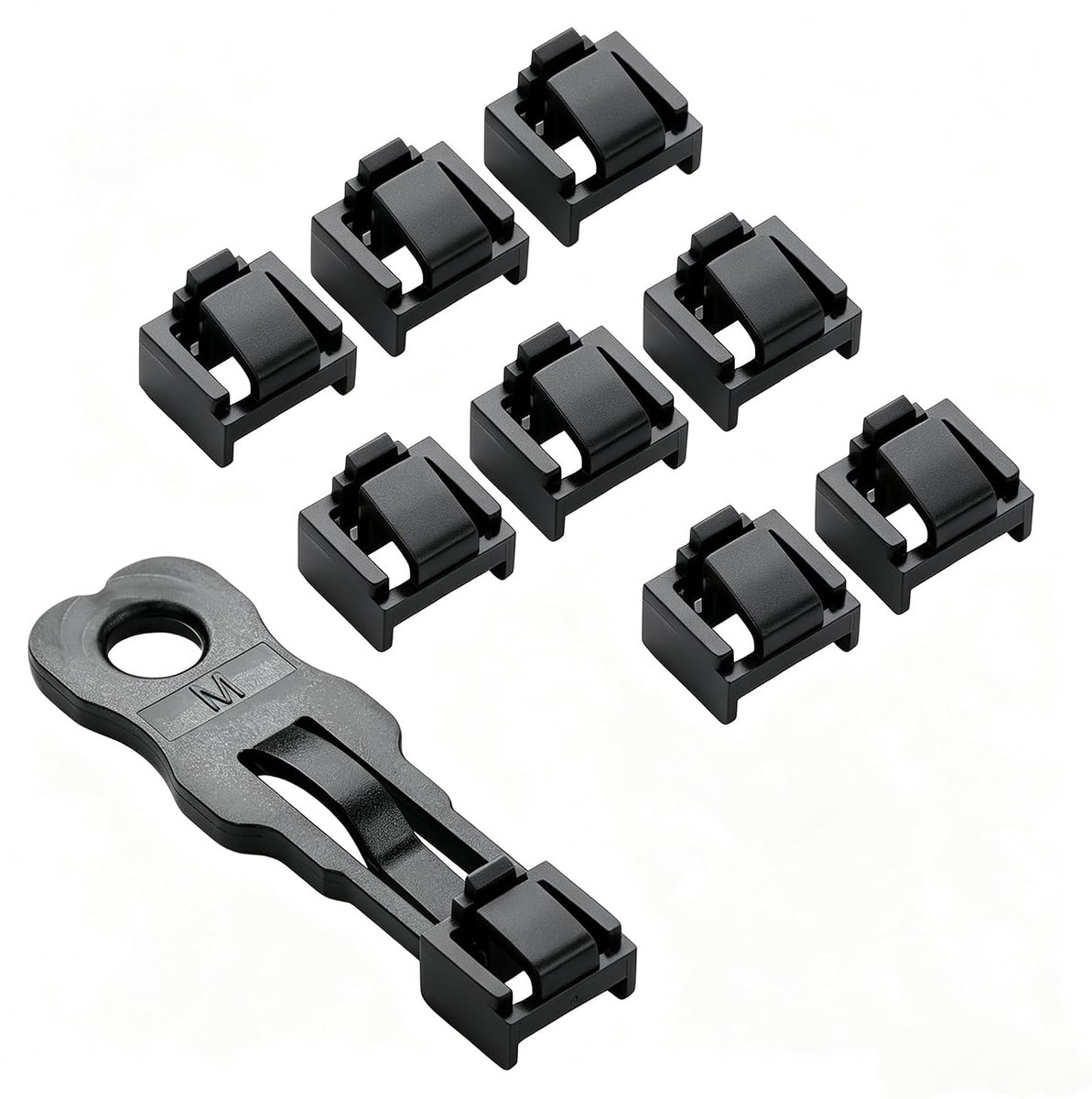 RJ45-poortslot 20-delig - zwart - netwerkbescherming - voorkomt schade aan hardware - ShopVlot