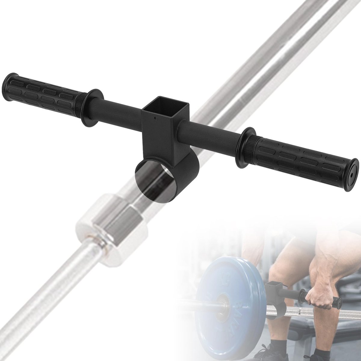 Solidchoice - T-Bar Landmine Handle voor Olympische Dumbbellstangen
