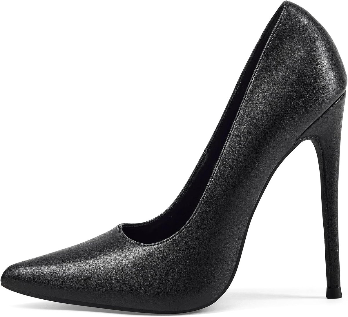 Zhabtuc Women's lace pumps, classic stilettos, high heels, sexy, with 12 cm heel height, smooth leather, heels, size - ShopVlot