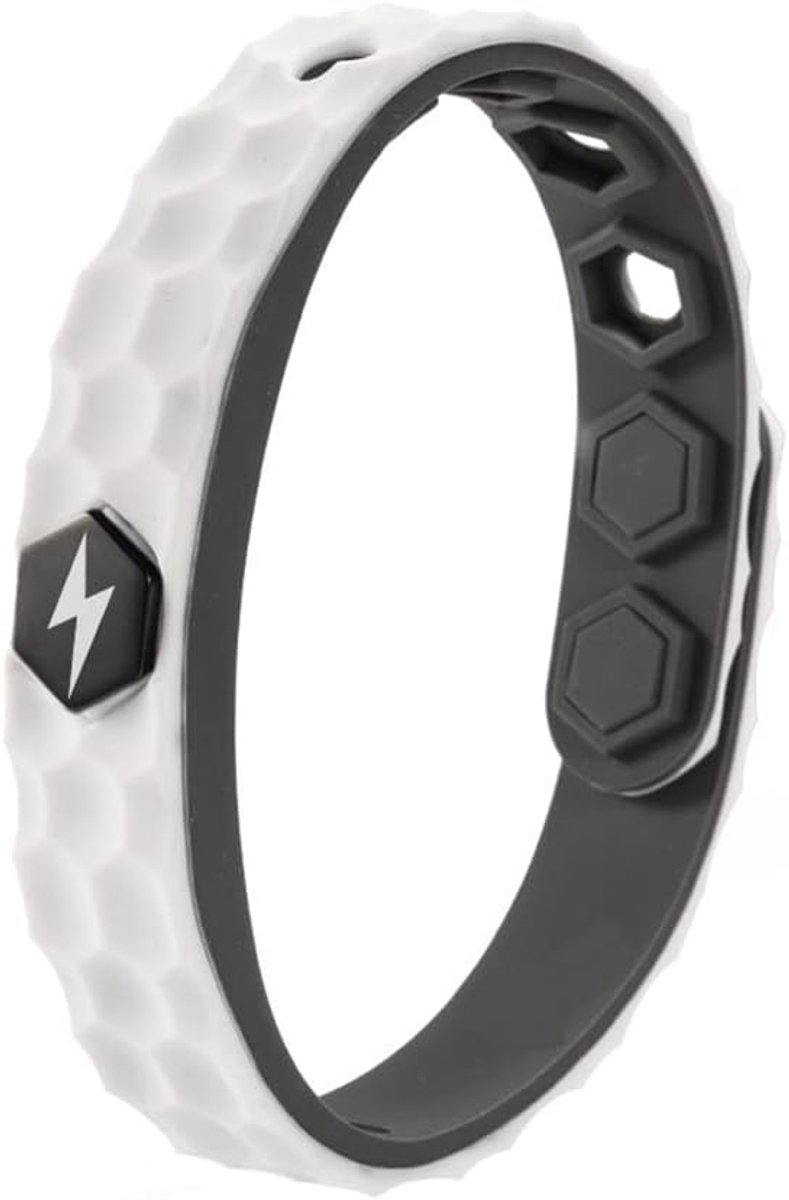 KKPLZZ Anion Anti-Static Wrist Strap Rhombus Wireless Silicone Bracelet, Antistatic Balance, Anion, Adjustable - ShopVlot