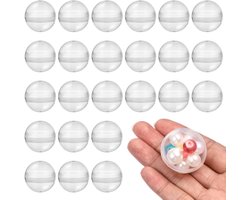 HOMSFOU Transparent Bowl 100 Pieces Transparent Containers for Gum Machines Decorative Balls Crafts Christmas Tree - ShopVlot