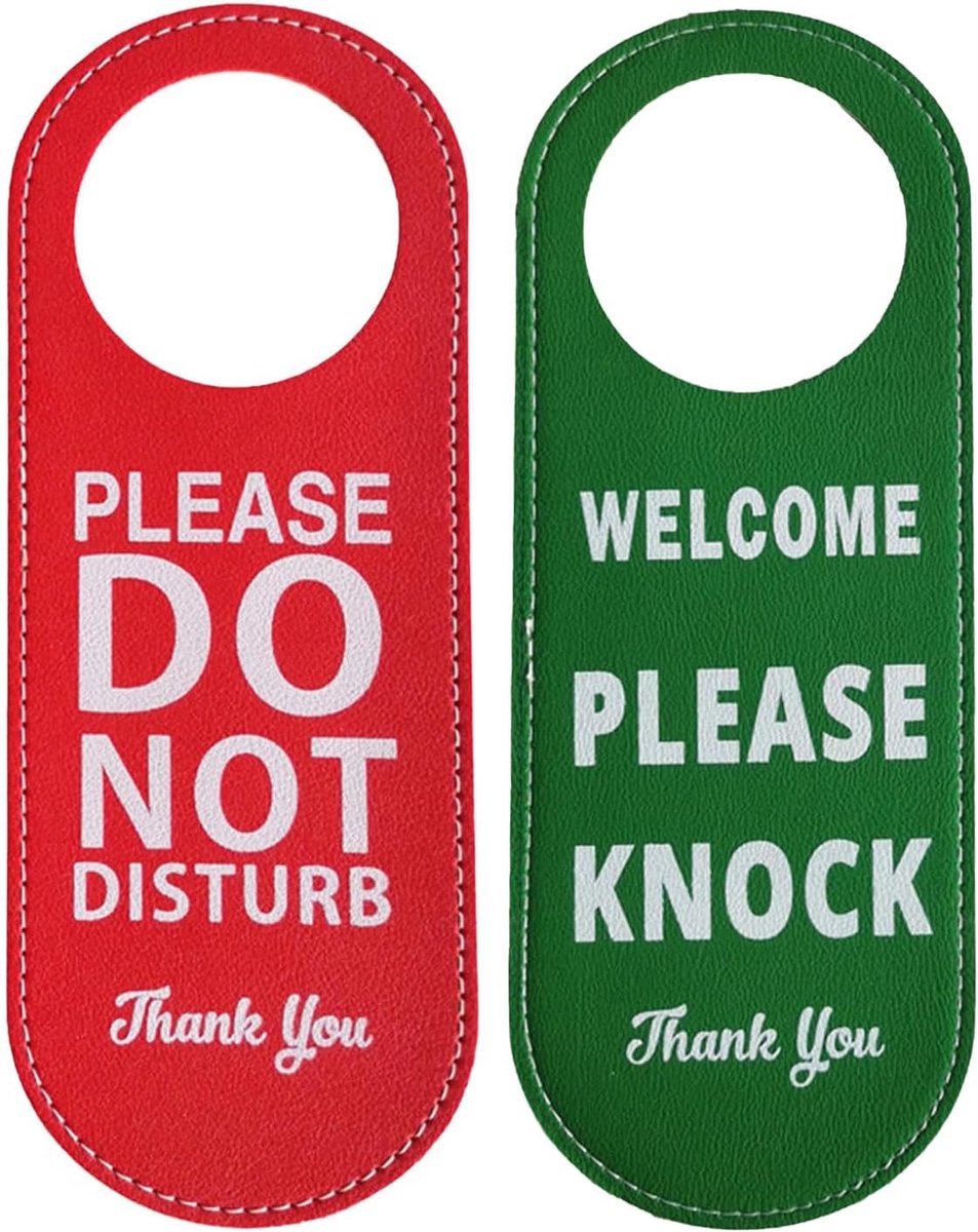 Double-sided sign do not disturb - ShopVlot