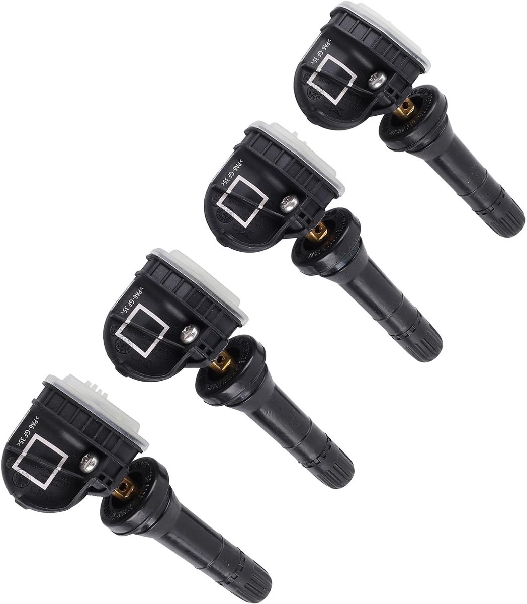 TPMS Sensoren 2036832 voor Ford Ecosport/Fiesta/Focus - 4 Pack - Copper + Rubber