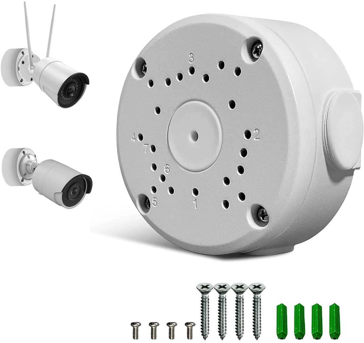 WiTi Junction Box Deep Base For Security Surveillance Cameras - ShopVlot