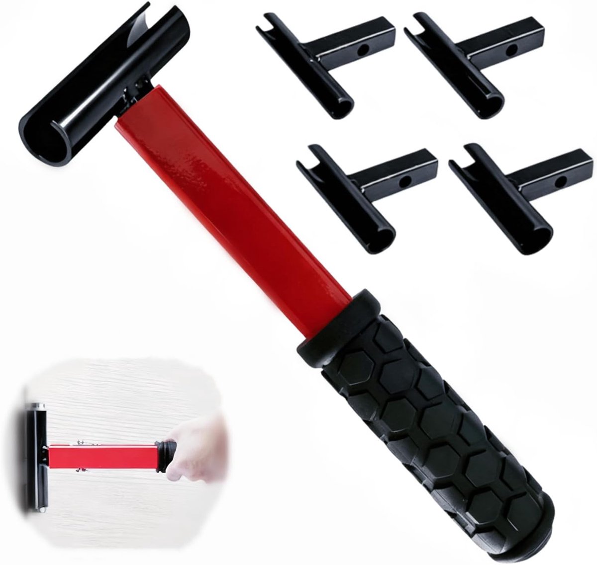 Qivine 4-in-1 Band Directive Iron for Sheet Steel Doors, Adjustable Door Hinge, Adjusting Tool, Repair Wrench - ShopVlot