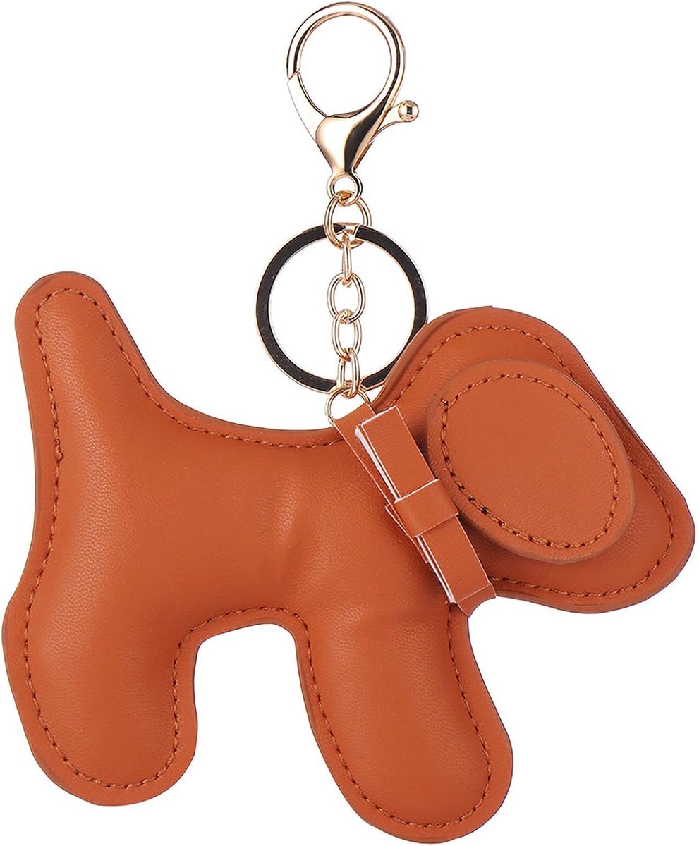 Dog Leather Keychain Pendant, Bag Charm, Wallet Decoration - ShopVlot