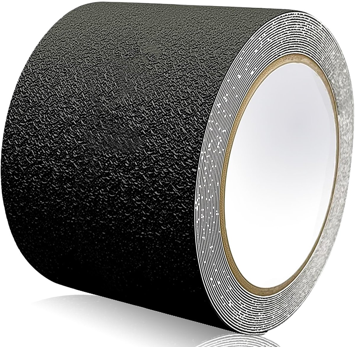 Antislip tape 10cm x 5m - hoog hechtend - zwart - voorkomt uitglijden op trappen - ShopVlot
