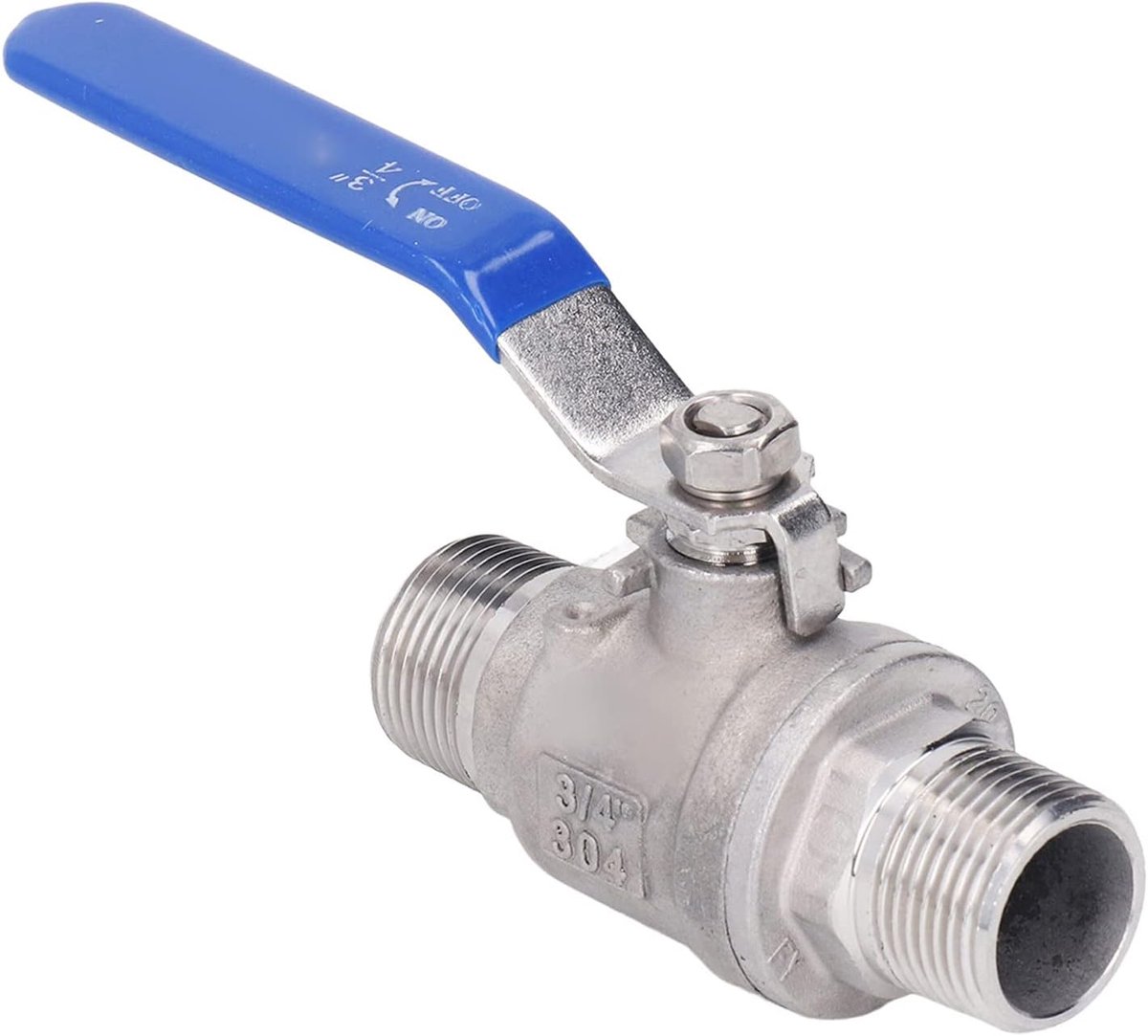 Kogelklep 3/4" - 304 RVS - Handbediening - Duurzaam en corrosiebestendig - ShopVlot