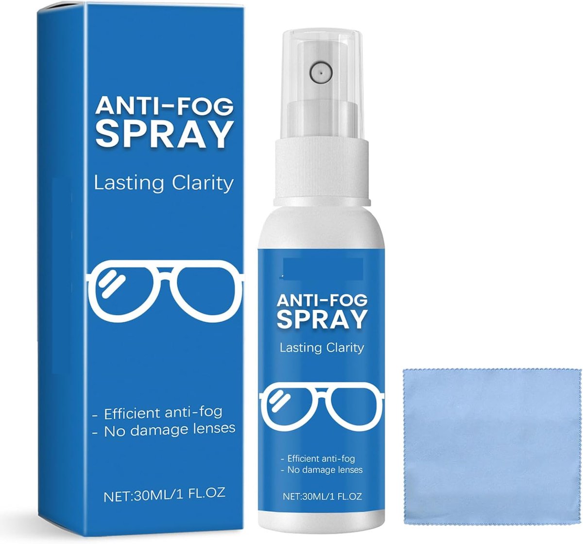 Antifog spray - compact - effectieve anti-fog bescherming - ideaal voor brillen en duikbrillen - ShopVlot