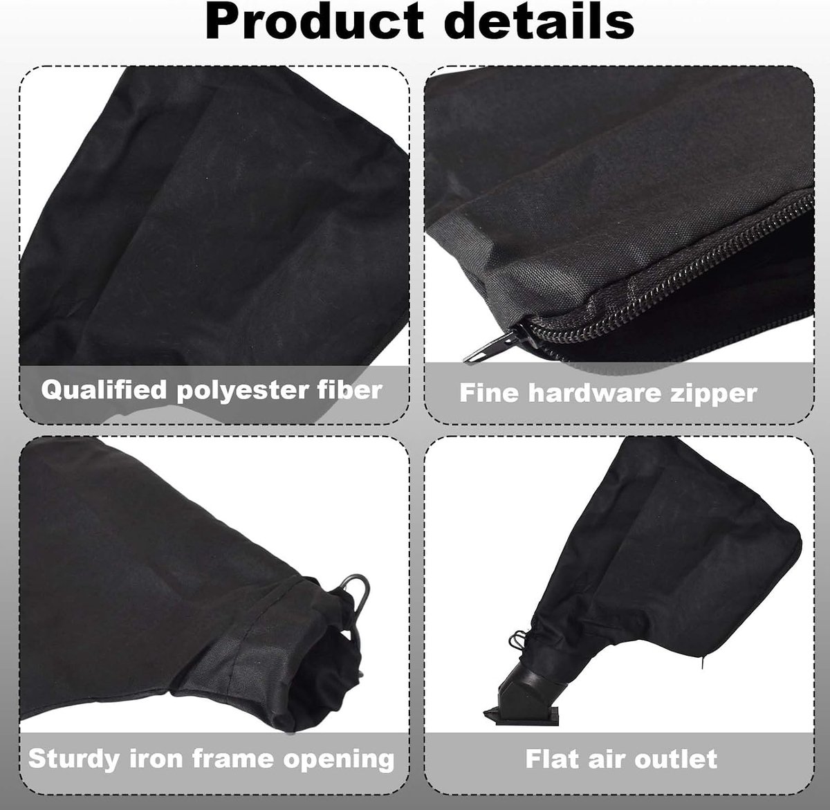 Stofzakken 2 stuks - 10 inch - voor houtbewerking - duurzame stofbescherming - ShopVlot